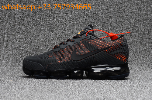 vapormax orange blanche